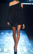 Michael Kors Collection Embellished Cutout Mini Dress - Runway Catalog
