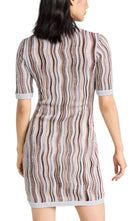 Missoni Embellished Metallic Crochet - Knit Mini Dress - Runway Catalog