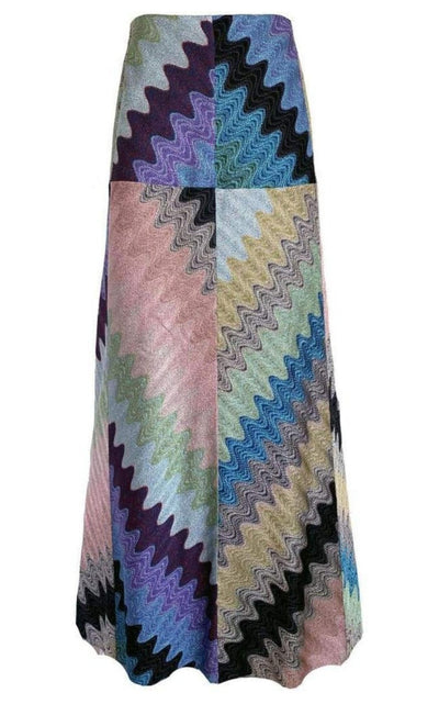 Missoni Missoni Metallic Jacquard Maxi Skirt - Runway Catalog