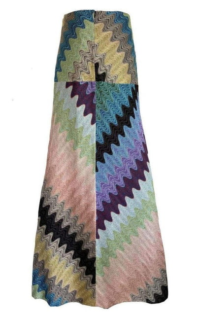 Missoni Missoni Metallic Jacquard Maxi Skirt - Runway Catalog