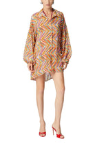 Missoni Oversized Printed Cotton - Silk Shirt - Runway Catalog