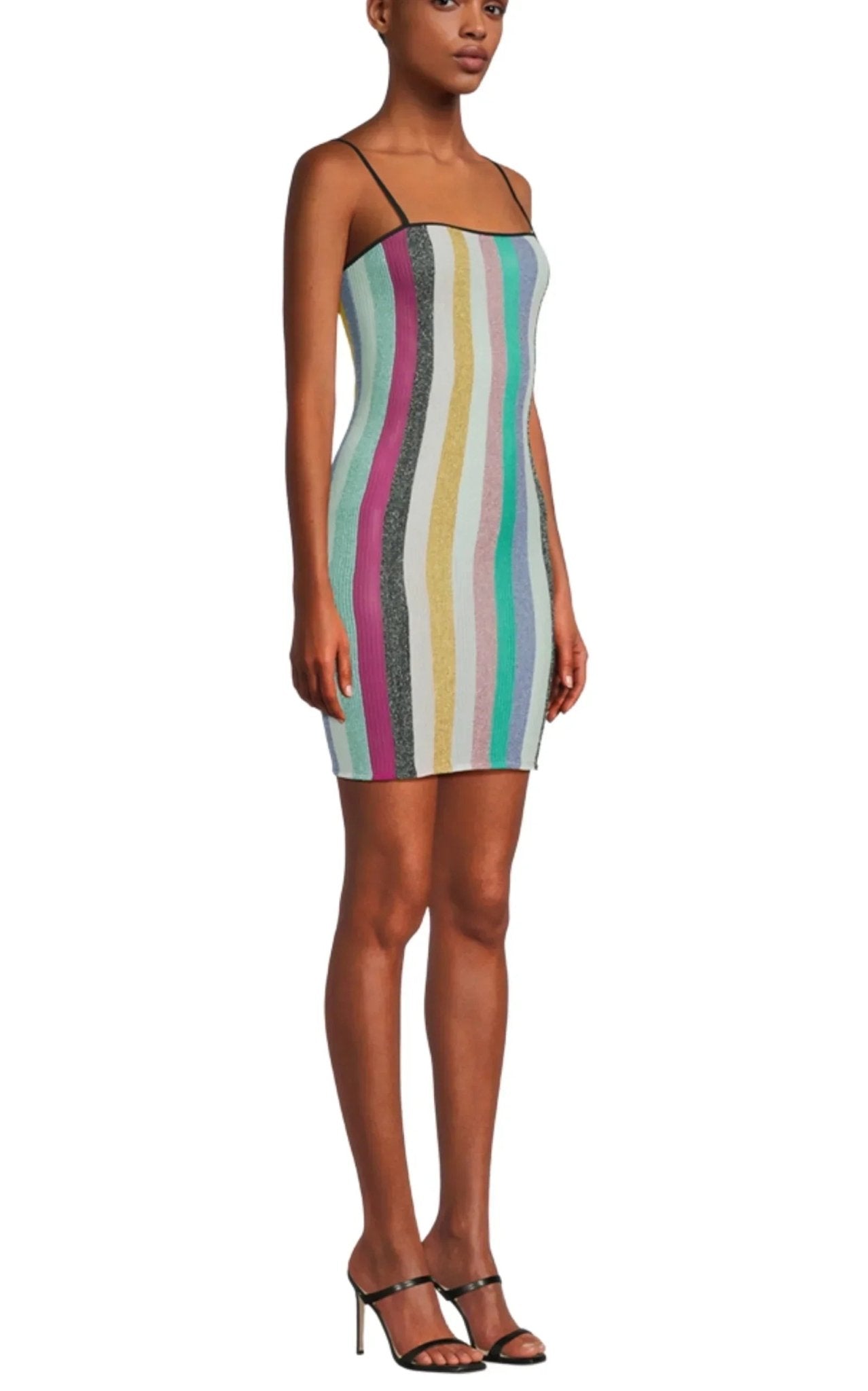 Missoni Short Sleeveless Lame Rib Knit Dress - Runway Catalog