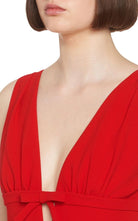 Miu Miu Bow - embellished Cady Dress - Runway Catalog