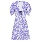 Miu Miu Marocain Floral Print Silk Dress - Runway Catalog