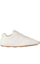 Miu Miu Plume white nappa leather sneakers