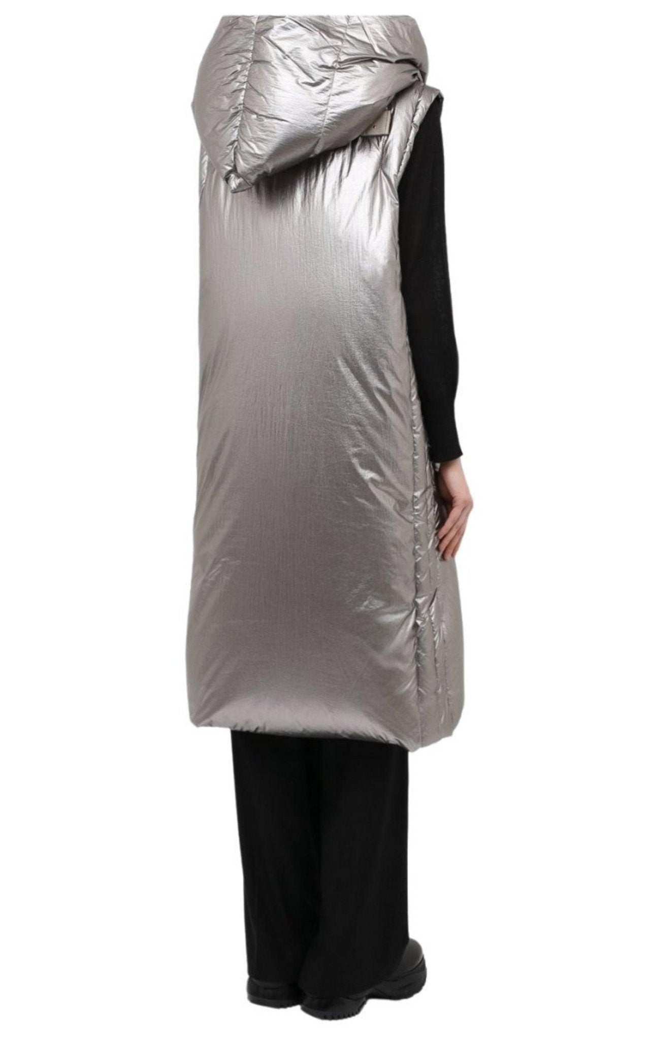 Moncler + Rick Owens Silver Down Porterville Coat