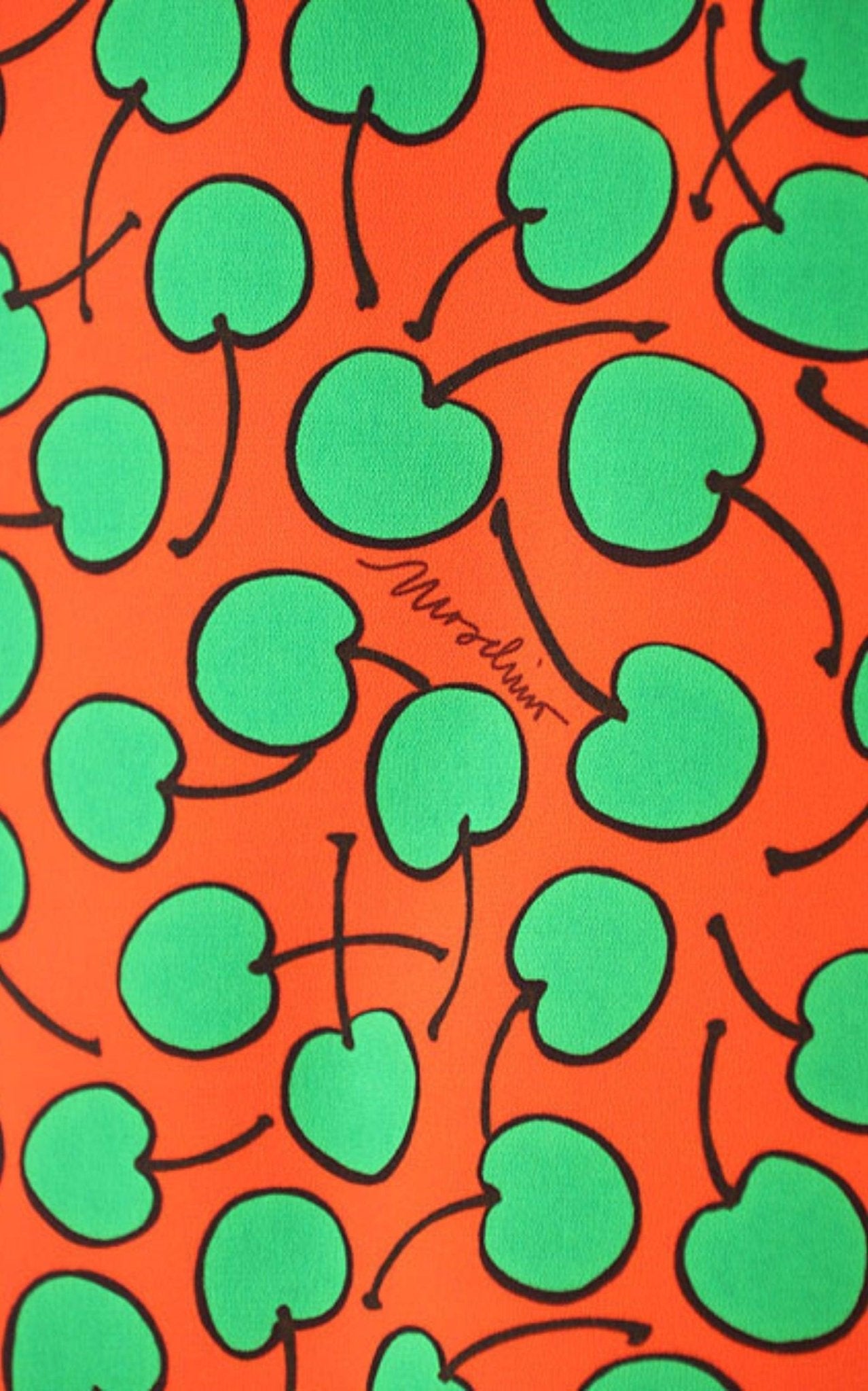 Moschino Graphic - Vestido midi estampado - Catálogo de pasarela