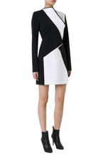 Mugler Mugler Bonded Monochrome Crepe Mini Dress - Runway Catalog