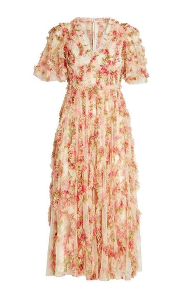Needle & Thread Waltzing Blooms Ballerina Dress  Runway Catalog