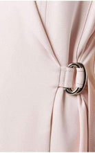 Nina Ricci Belted Wrap Pink Silk Blend Dress - Runway Catalog