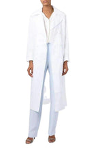 Nina Ricci Cotton Organza Mesh Double Breasted Overcoat - Runway Catalog