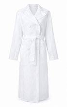 Nina Ricci Cotton Organza Mesh Double Breasted Overcoat - Runway Catalog