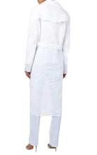 Nina Ricci Cotton Organza Mesh Double Breasted Overcoat - Runway Catalog