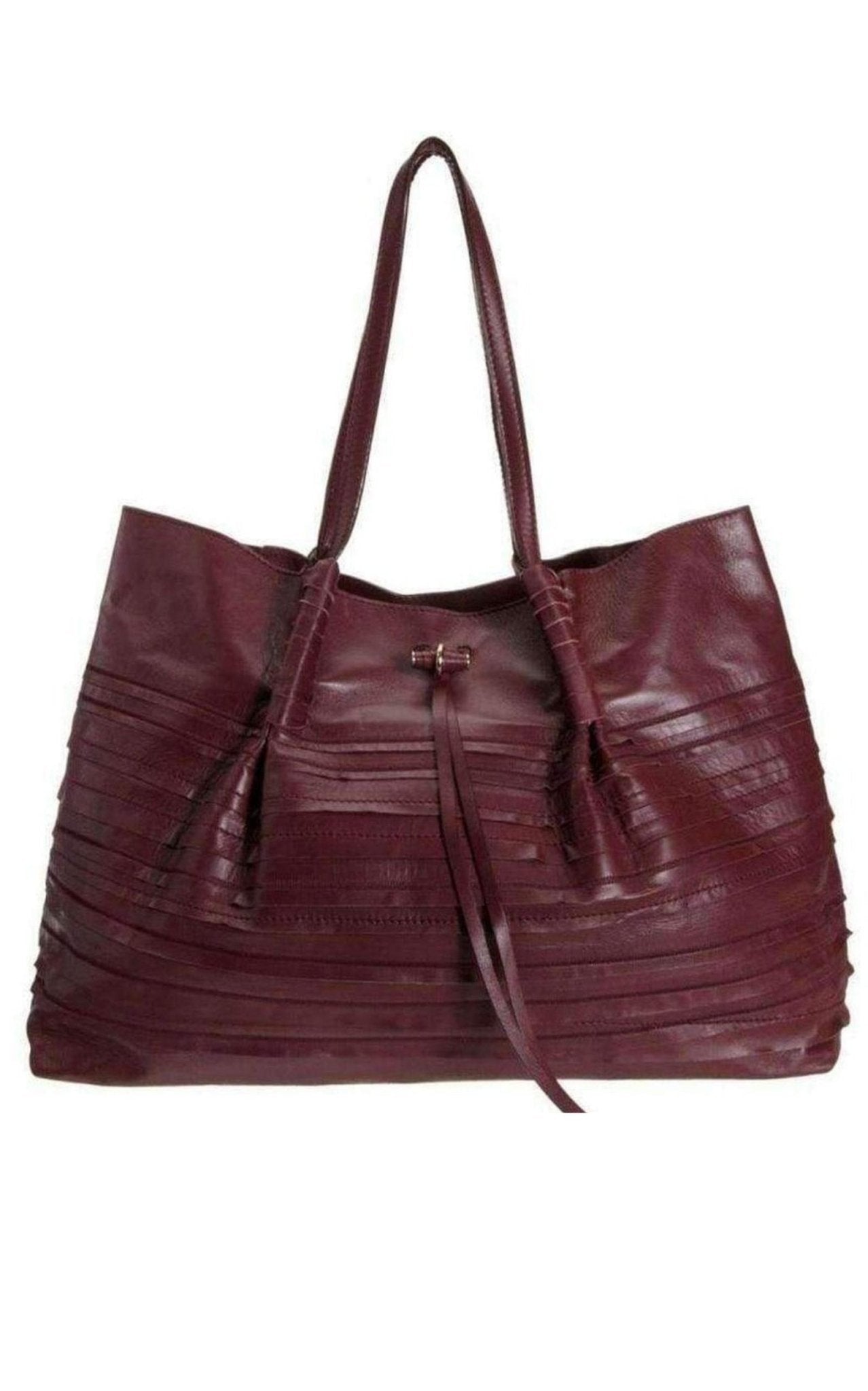 archive Nina Ricci hand bag bordeaux Nina Ricci Liane Tiered Large 