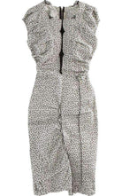 Nina Ricci Linen Cap Sleeve Scoop Neckline Sheath Dress - Runway Catalog