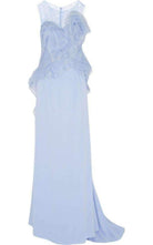 Robe en crêpe de soie à volants Nina Ricci - Catalogue défilé