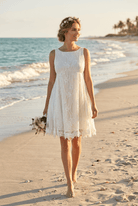 Nina Ricci White A-line Silhouette Babydoll Lace Dress Runway - Runway Catalog