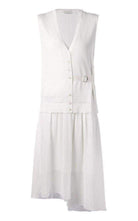 Nina Ricci White Wool & Silk Dress - Runway Catalog
