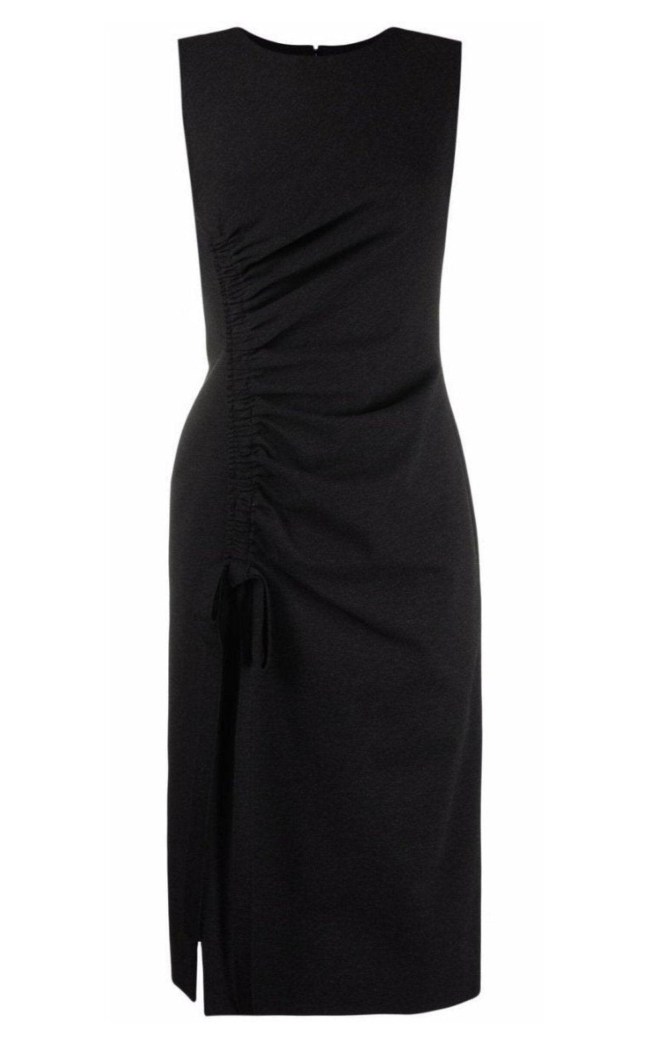 Oscar de la Renta Gathered - detail Shift Dress - Runway Catalog