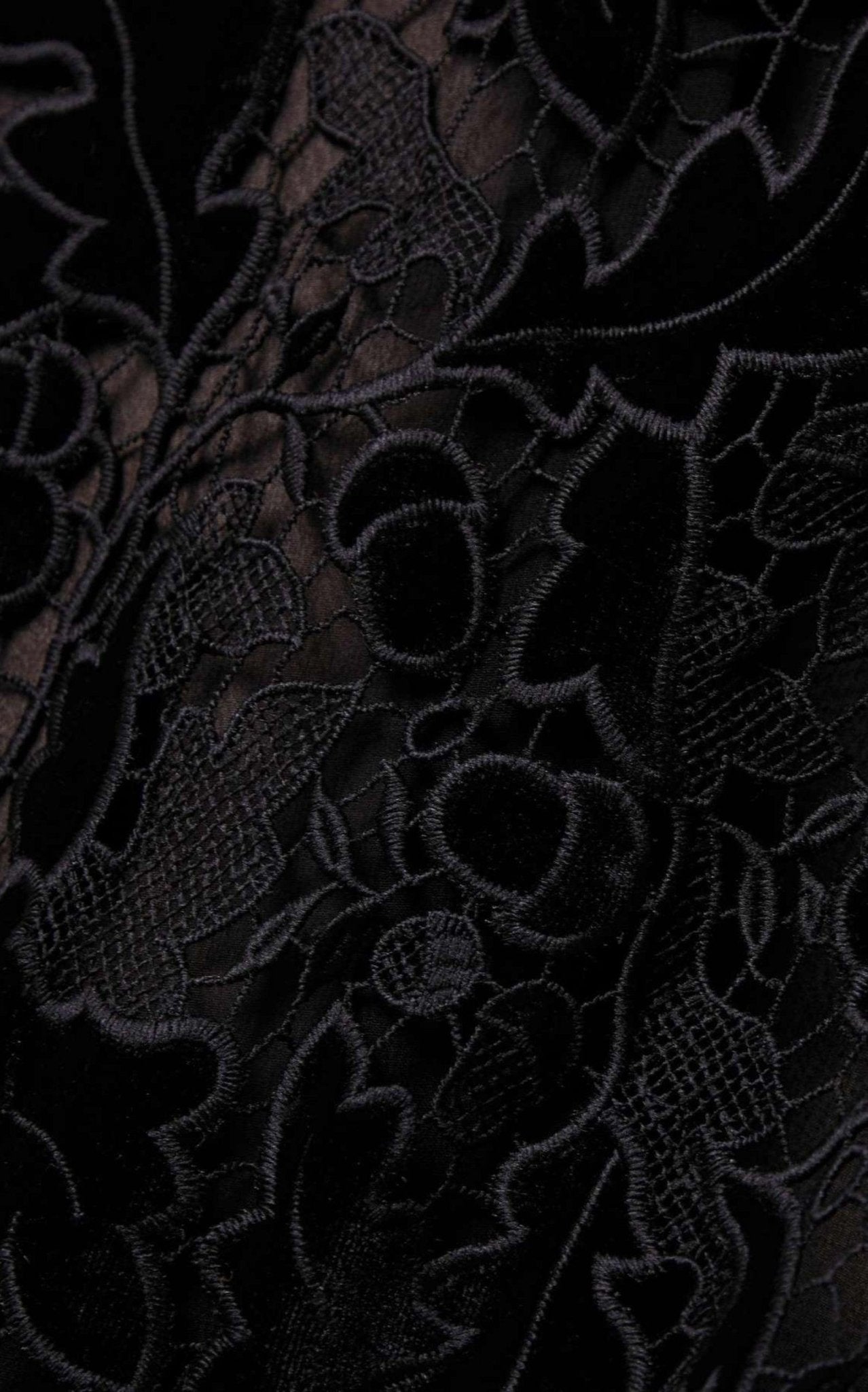 Oscar de la Renta Guipure Lace Midi Dress - Runway Catalog