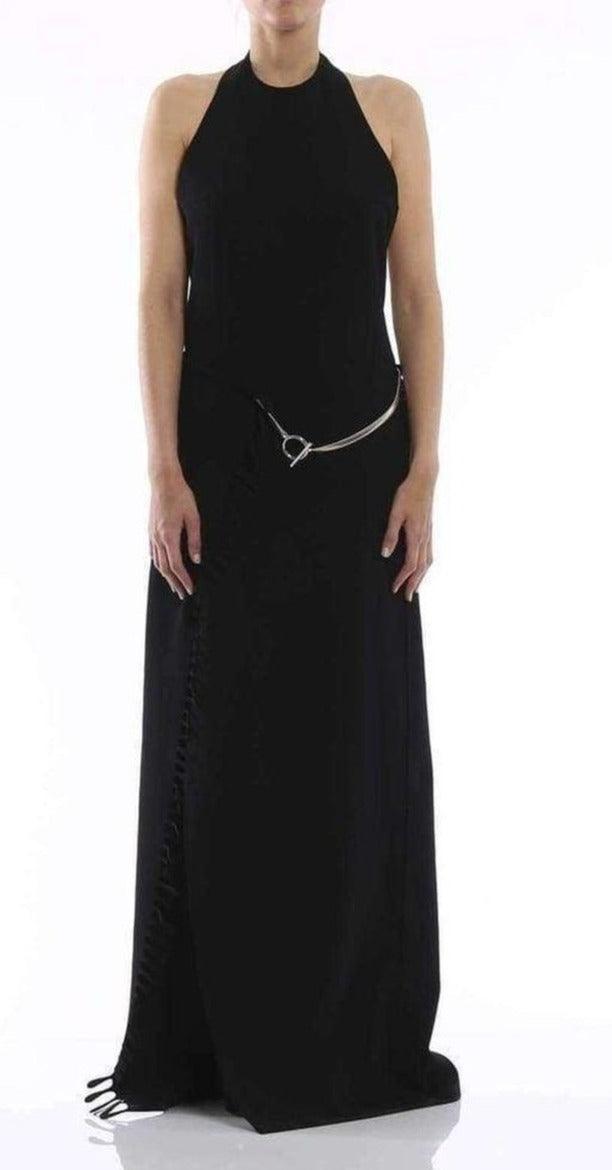 Paco Rabanne Black Sleeveless Fringed Dress - Runway Catalog