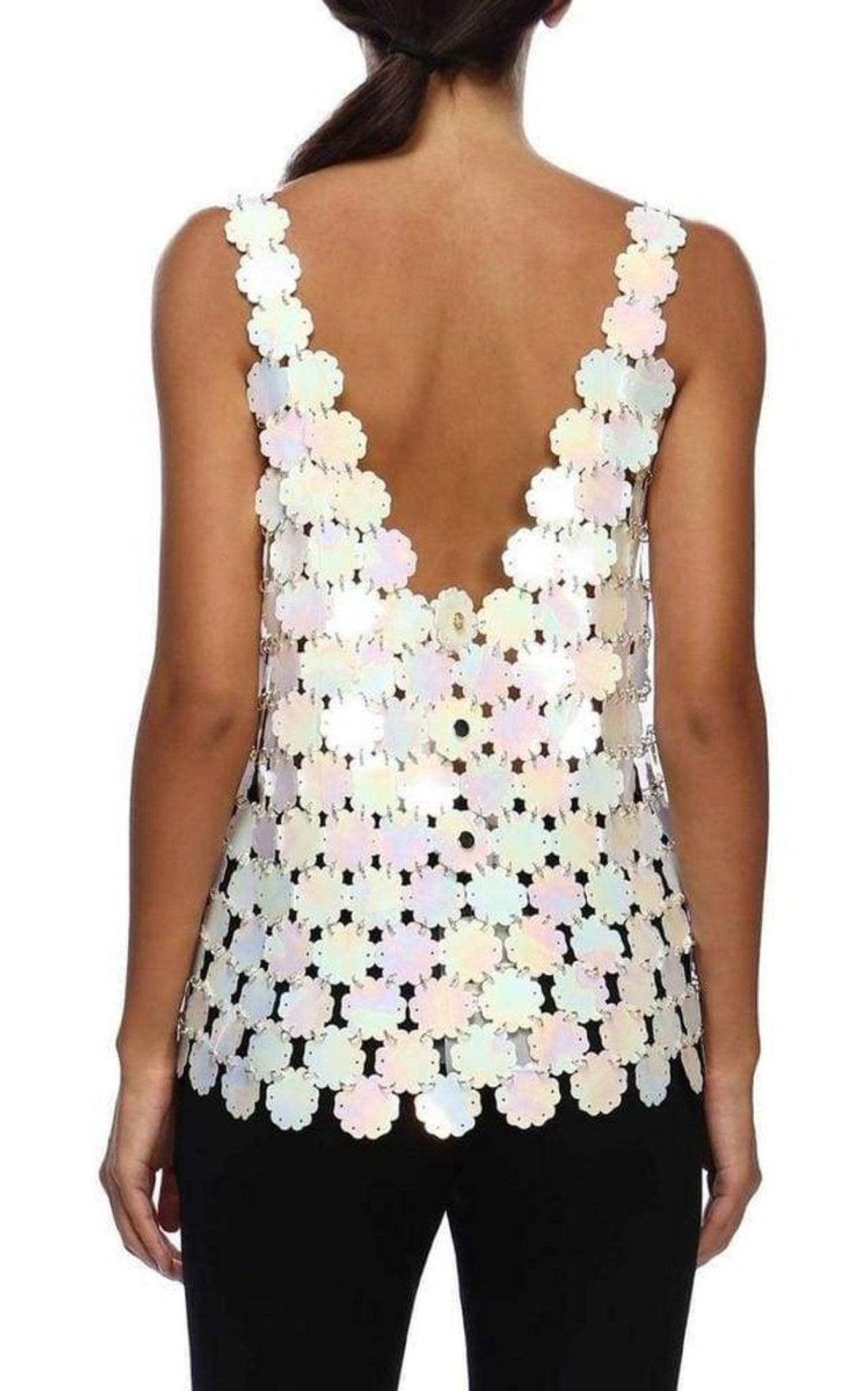 Top Pearl Blossom Element de Paco Rabanne - Catálogo de pasarela