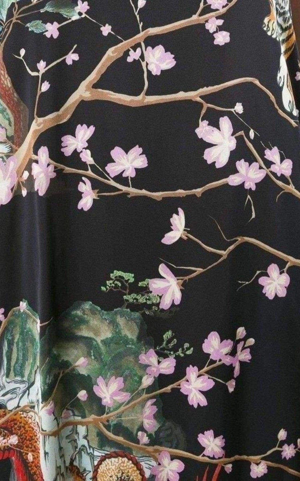 Paco Rabanne Bedrucktes asymmetrisches Kleid – Laufsteg-Katalog