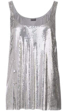 Paco Rabanne Silver Asymmetric Metal Mesh Top - Runway Catalog