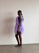 Pamella Roland Pleated Tulle Mini Dress - Runway Catalog