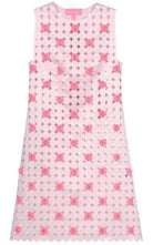Paskal Light Pink Laser Cut Short Dress - Runway Catalog
