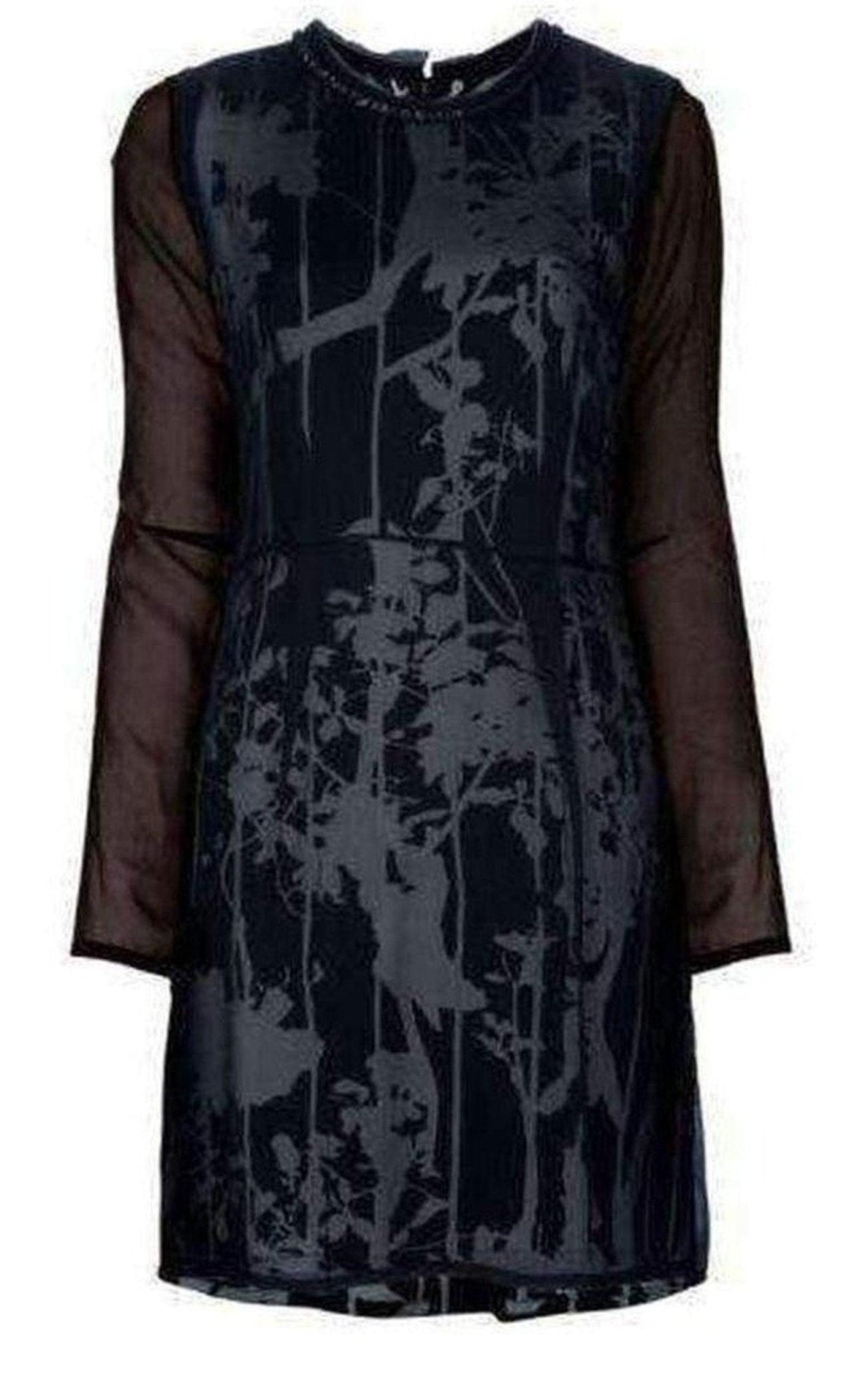 Phillip Lim Silk Foral Black Dress - Runway Catalog
