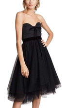 Philosophy Di Lorenzo Serafini Faille and Swiss Dot Tulle Dress - Runway Catalog