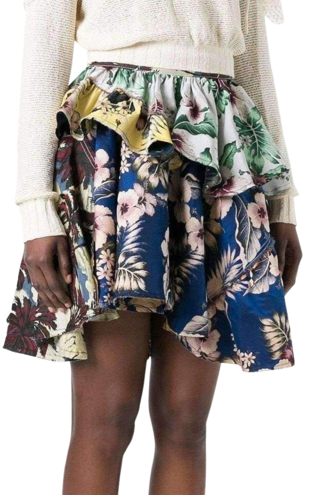 Philosophy Di Lorenzo Serafini Floral Print Skirt - Runway Catalog