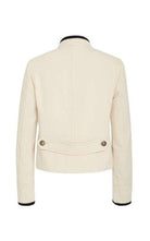 Philosophy Di Lorenzo Serafini Natural Gabardine Military Jacket - Runway Catalog
