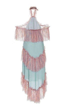 Philosophy Di Lorenzo Serafini Off the Shoulder Tiered Silk Dress - Runway Catalog