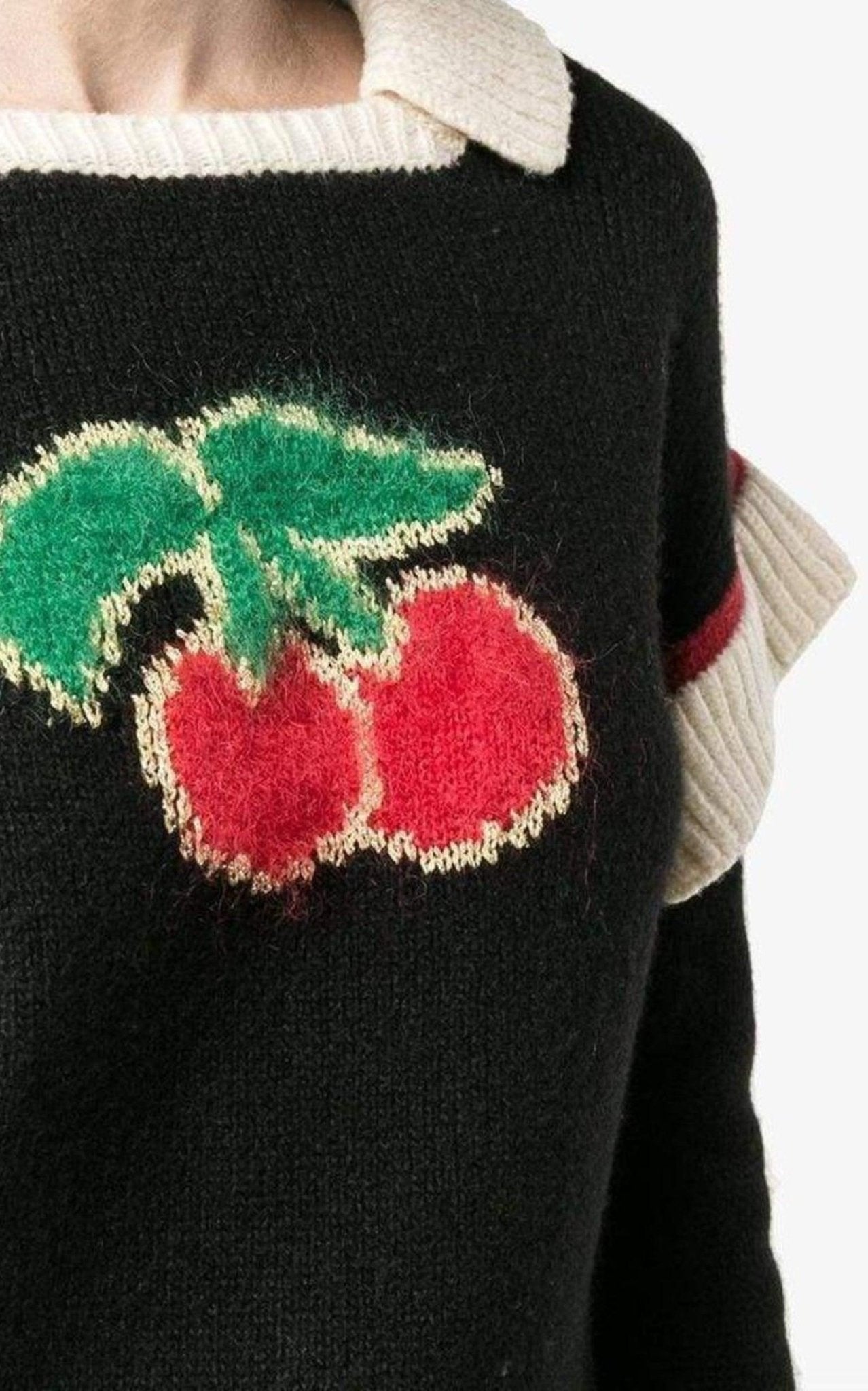 Philosophy Di Lorenzo Serafini Wool Blend Cherry Sweater – Runway