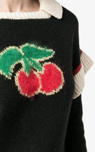 Philosophy Di Lorenzo Serafini Wool Blend Cherry Sweater - Runway Catalog