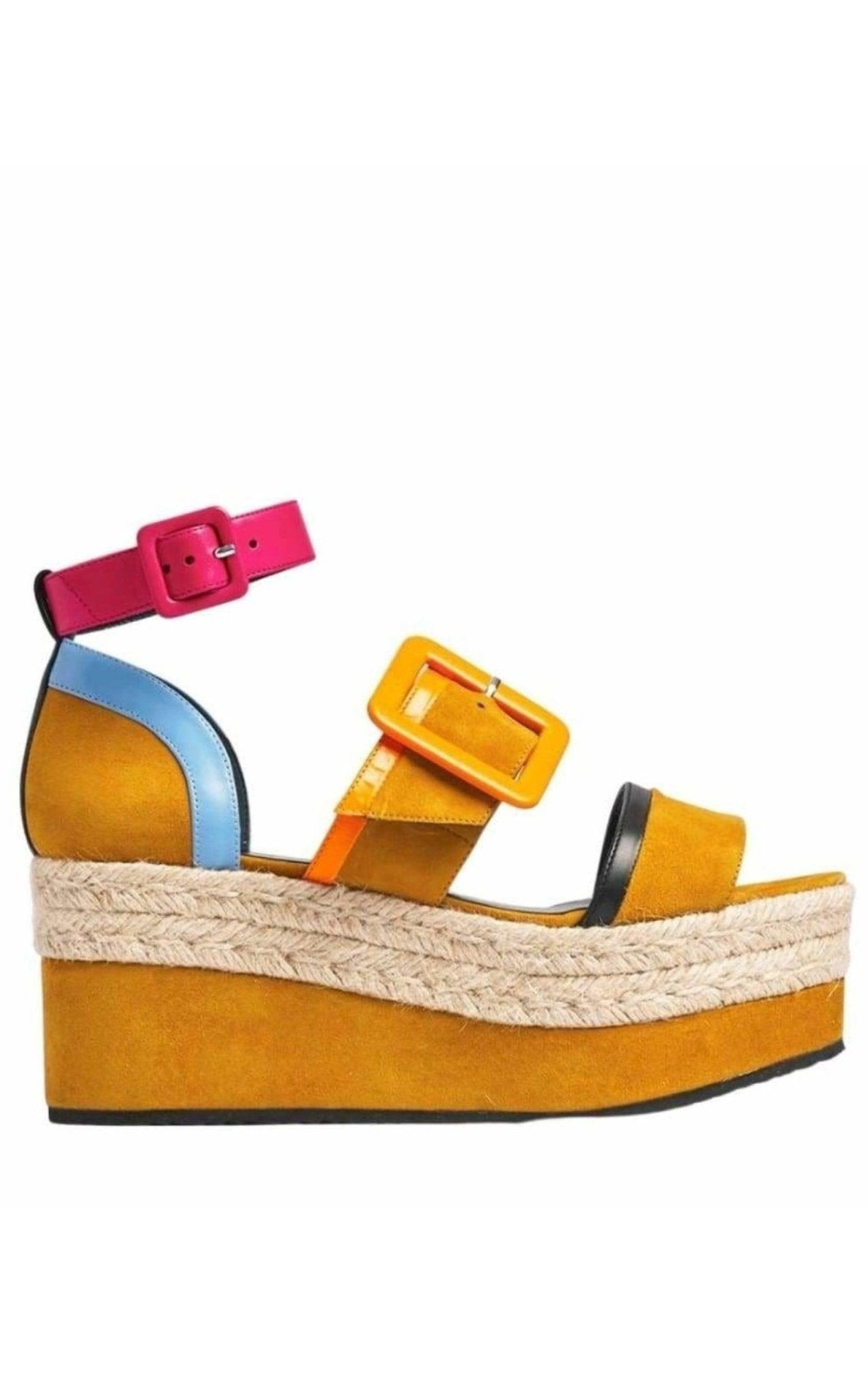 Pierre Hardy Alpha Sun Suede Sandals - Runway Catalog
