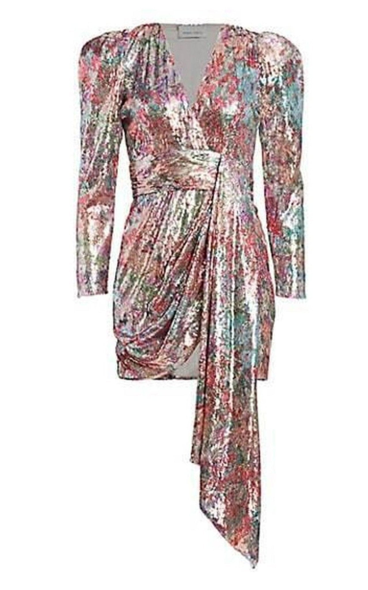 Mini-robe moulante à paillettes mixtes Prabal Gurung - Catalogue défilé