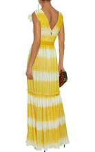 Prabal Gurung Yellow Tadia Plissé Dress - Runway Catalog