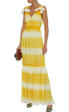 Prabal Gurung Yellow Tadia Plissé Dress - Runway Catalog