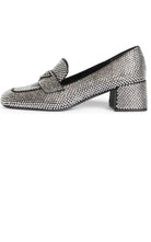 Prada Crystal - embellished Logo - plaque Loafers - Runway Catalog