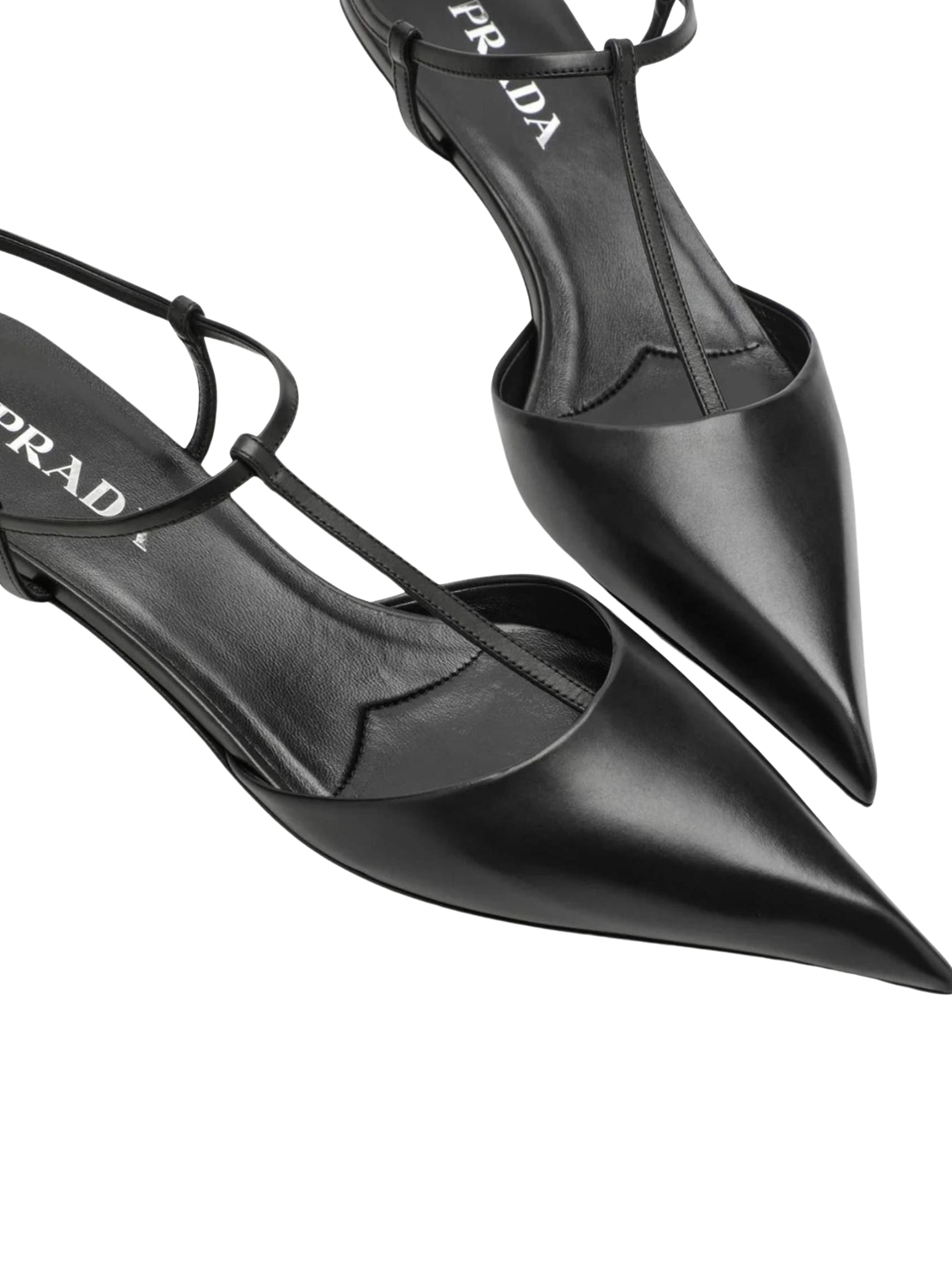 Prada Leather Slingback Pumps - New York