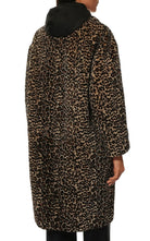 Prada Leopard-Print Shearling Hooded Coat - Runway Catalog