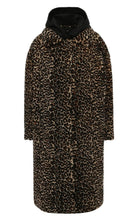 Prada Leopard-Print Shearling Hooded Coat - Runway Catalog