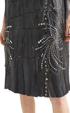 Prada Nappa Leather Patchwork Dress - Runway Catalog
