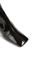 Prada Тechnical Patent Leather Ankle Boots - Runway Catalog
