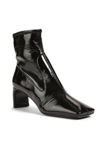 Prada Тechnical Patent Leather Ankle Boots - Runway Catalog