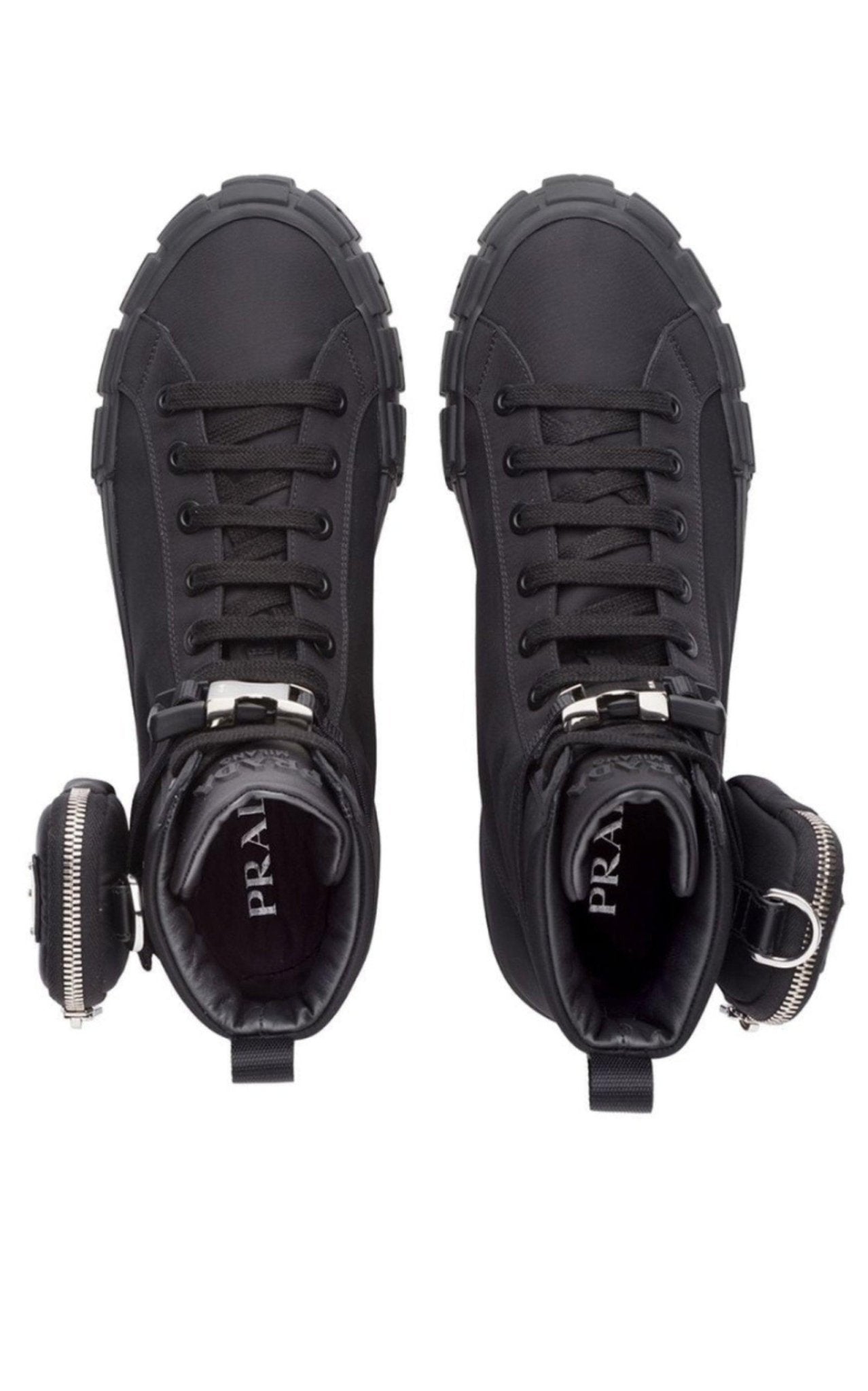 Prada Wheel High Top Sneaker