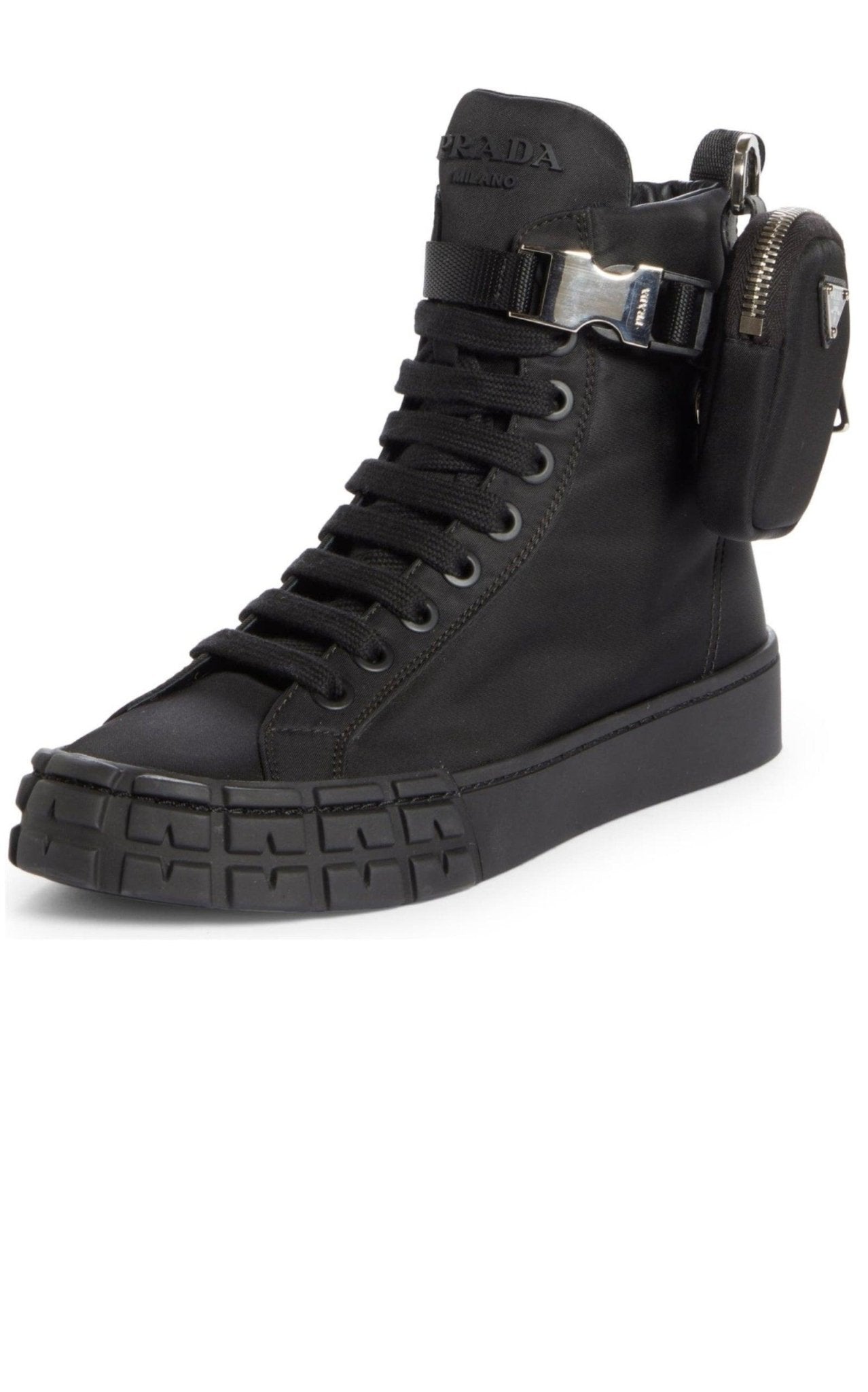 Prada Wheel High Top Sneaker